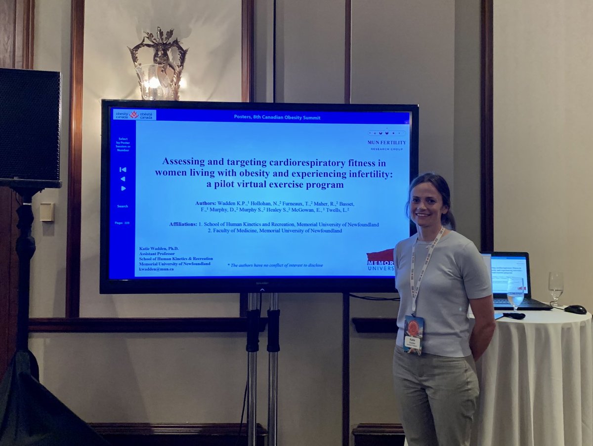 Dr. Katie Wadden presenting results from the Fertility Research Group at the 2023 Obesity Canada Summit- amazing job! ⁦<a href="/MUNMed/">Faculty of Medicine</a>⁩ ⁦<a href="/ObesityCan/">Obesity Canada</a>⁩ ⁦<a href="/kwadden/">Katie Wadden, PhD</a>⁩