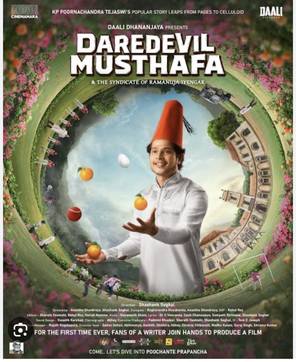 #Dardevilmusthafa has opened the shop of love in these times of polarization and hatred. LOVED IT. Laughed. Teared up. Must watch with your friends, family and little ones. Ditch movies that propogate hatred, divisiveness. Watch #poornachandratejaswi #shashanksoghal #dhananjay