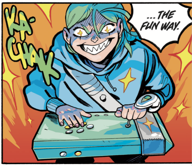 ARCADE KINGS #1 is out TODAY! Here's some panels that I really love. #DylanBurnett @LariatoCorp @AntonelliniSara and @andworlddesign

It's a K.O. 👊