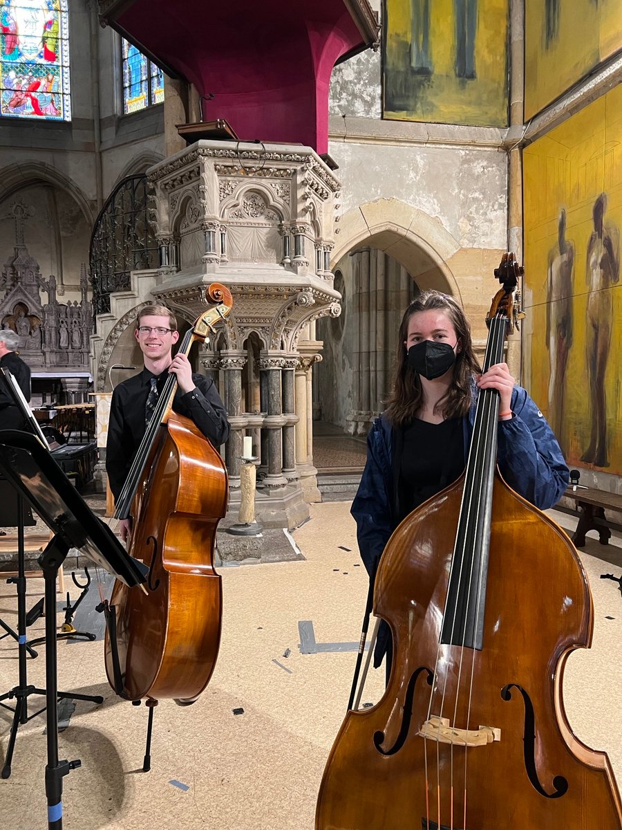 LVC's tweet photo. Our orchestra students are touring in Europe! Here are some photos from a rehearsal in Leipzig, Germany, and at a visit to the Bach Museum. #GoLVC #lvcabroad https://t.co/CqnPUk1D9u