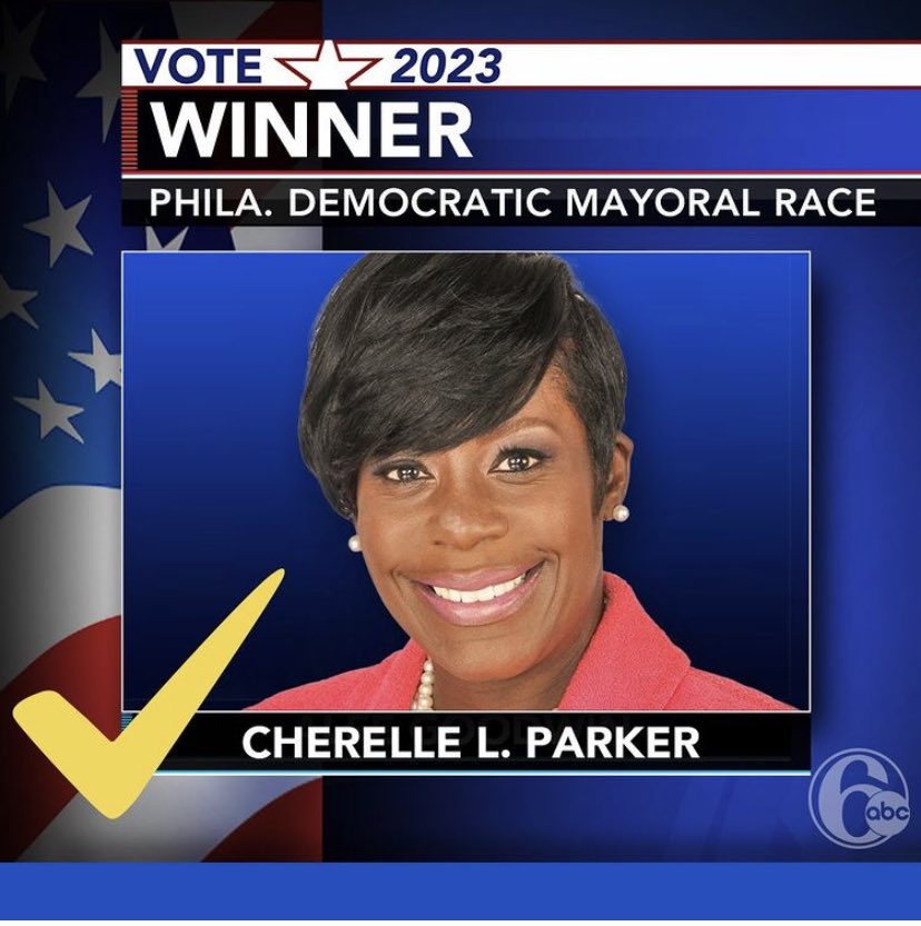 Maria Quiñones Sánchez (@mariaqsanchez) on Twitter photo Congratulations to <a href="/PeopleforParker/">Cherelle Parker</a>, soon to be our 100th mayor! 💜🧡
Thanks for supporting Agenda Latina, and I look forward to having you as the first woman mayor of the city of Philadelphia! 💙💛 Congratulations to <a href="/PeopleforParker/">Cherelle Parker</a>, soon to be our 100th mayor! 💜🧡
Thanks for supporting Agenda Latina, and I look forward to having you as the first woman mayor of the city of Philadelphia! 💙💛