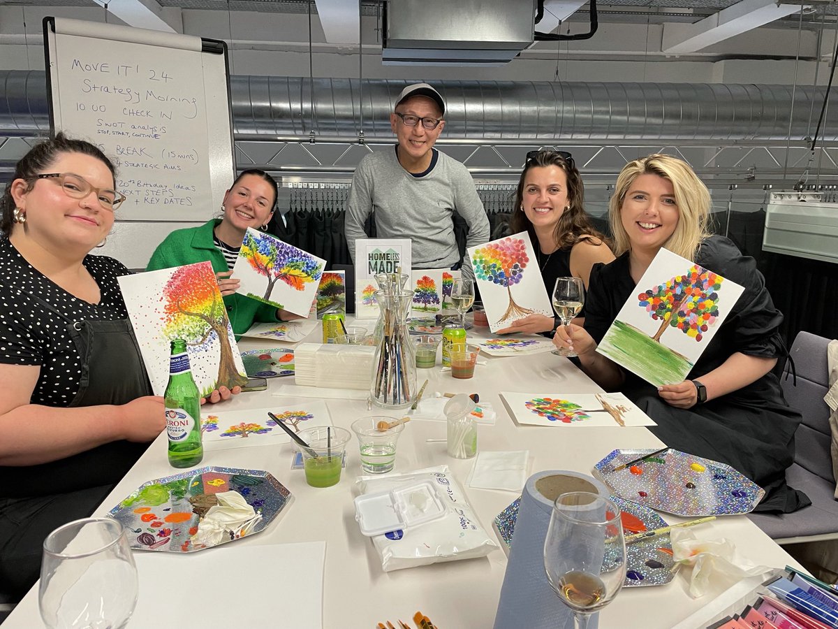 The smiles say it all. The #art workshop was a success. All who attended enjoyed it and have said they are inspired to do more. 
They loved hearing Guan’s story of hope.
We would love to run this workshop for your group, please get in touch for details.