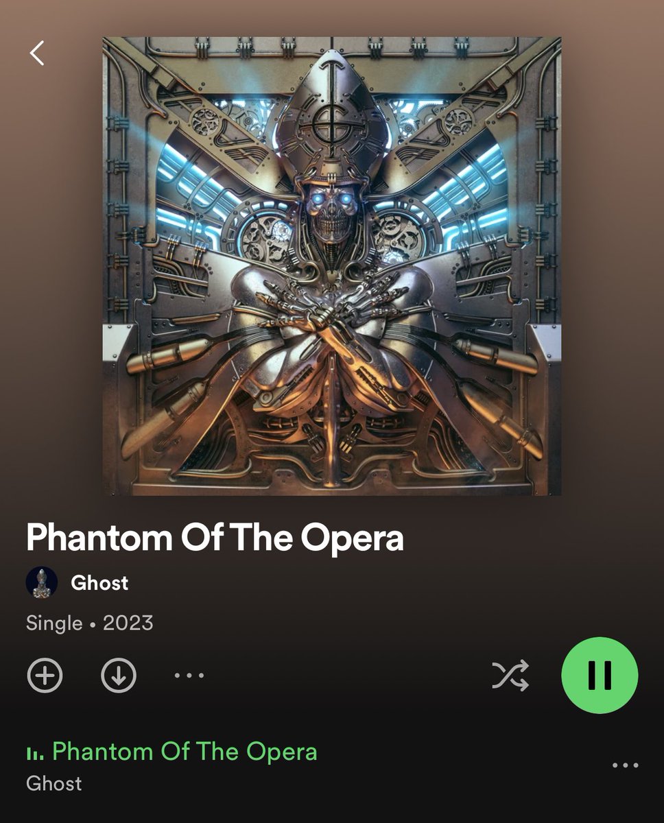 IronTrucker667's tweet photo. #HolyFook new @thebandGHOST singleโฆ#CoverSong of #ThePhantomOfTheOpera by the mighty @IronMaiden! Reminds me of the #BookOfSoulsTour when #Ghost opened for #IronMaiden Love everything about this!!! #MoshItUp #CoverThis #MetalAF #Killer #Artwork https://t.co/opVMvGkrUK https://t.co/CD47eezZoH