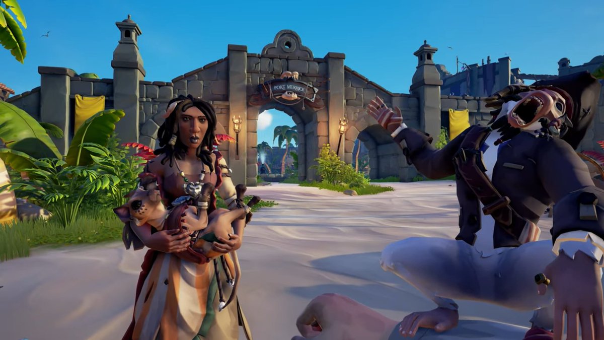 Just when I think I have enough pets in #SeaOfThieves they always manage to bring out more that I MUST HAVE. I totally love both the Prominent Prisoner Monkey, and the Castaway Cat. Now that means I will have to dip into my Ancient Coins stash xD. <a href="/SeaofThieves/">Sea of Thieves</a> #BeMorePIrate