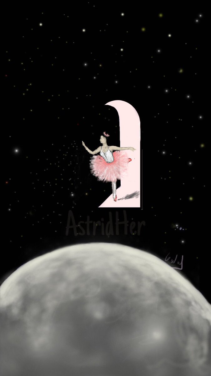 AstridHer's tweet photo. Los pies en el suelo y la cabeza en las estrellas… -Yo ✨🩰🌔
#picsartcolor
#illustration #digitalart #DigitalArtist #ContentCreator https://t.co/G5O3H7FpQR