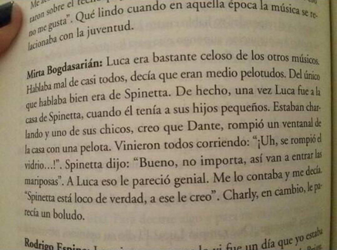 Nenede4ntes's tweet photo. 💬 Luca prodan sobre Luis Alberto Spinetta https://t.co/nIvNGShmsk