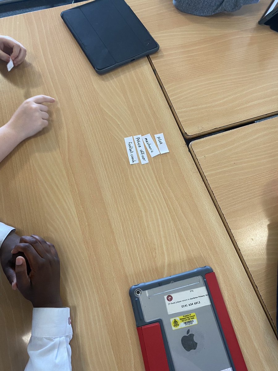 MissGibbons2's tweet photo. @GIC_Glasgow @Castleton_Pri 
Next, we considered how we use maths and numeracy in different jobs, and had fun debating as part of the Hot Air Balloon task!
(We also enjoyed estimating the amount of counters in the boat, but unfortunately forgot to take pictures!) https://t.co/UCawGKHpAM