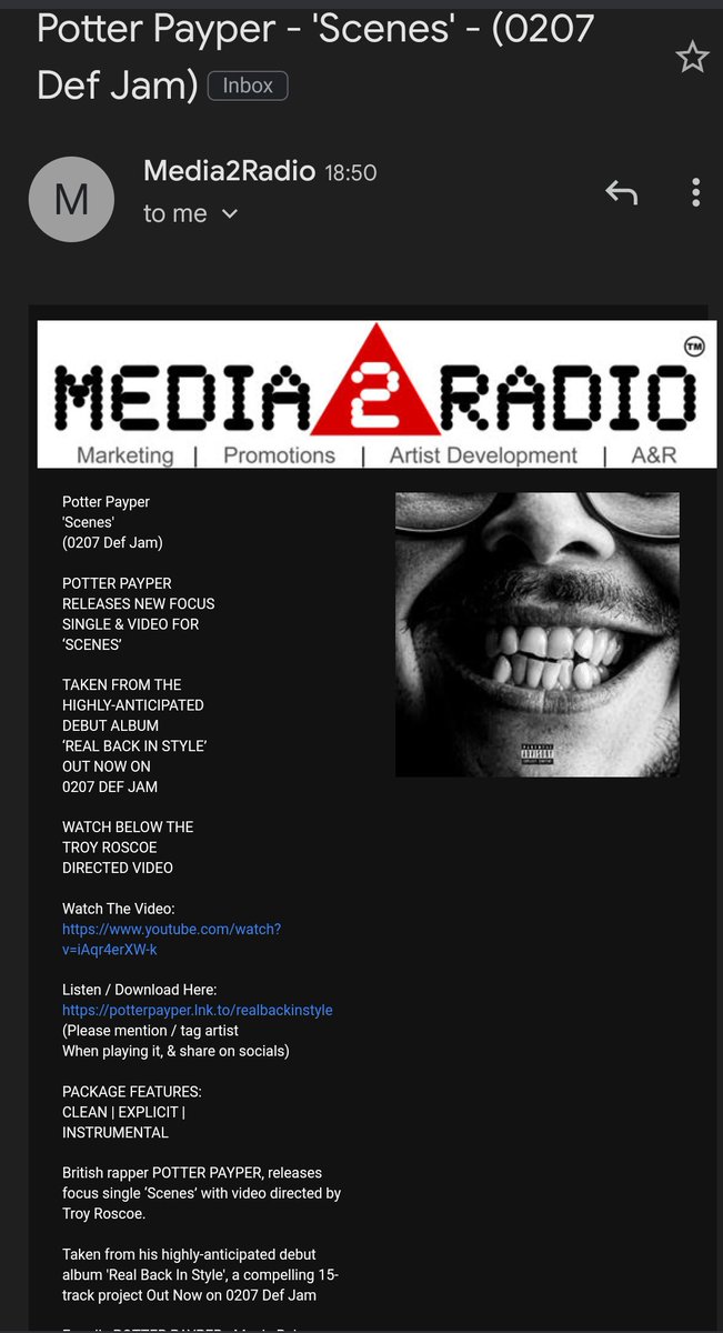 Thank you <a href="/PotterPayper/">Potter Payper</a> &amp; <a href="/Media2Radio/">Media2Radio PR</a>  🙌🏿🙌🏿🙌🏿🙌🏿🙌🏿