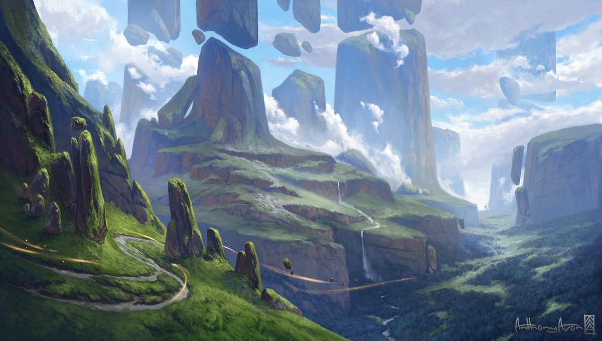 AnthonyAvonArt's tweet photo. My dream is to paint a few basic land cards for a certain game...
If you know someone who knows someone, or you just want to help my artwork be seen by the right people, RTs are very much appreciated! 

       🤍
💚       💙
   ❤️ 🖤 https://t.co/t48ebVjEiY