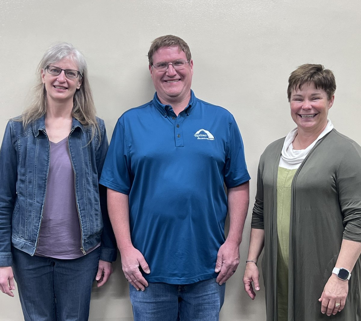 KeystoneAEA's tweet photo. Congratulations to Dave, Anne, and Ann on celebrating 25 years as part of the Keystone AEA family!   👏 🎉   Thank you for your service!

#GroundedInService https://t.co/CeONhGwQ2j