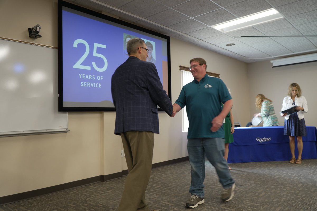 KeystoneAEA's tweet photo. Congratulations to Dave, Anne, and Ann on celebrating 25 years as part of the Keystone AEA family!   👏 🎉   Thank you for your service!

#GroundedInService https://t.co/CeONhGwQ2j