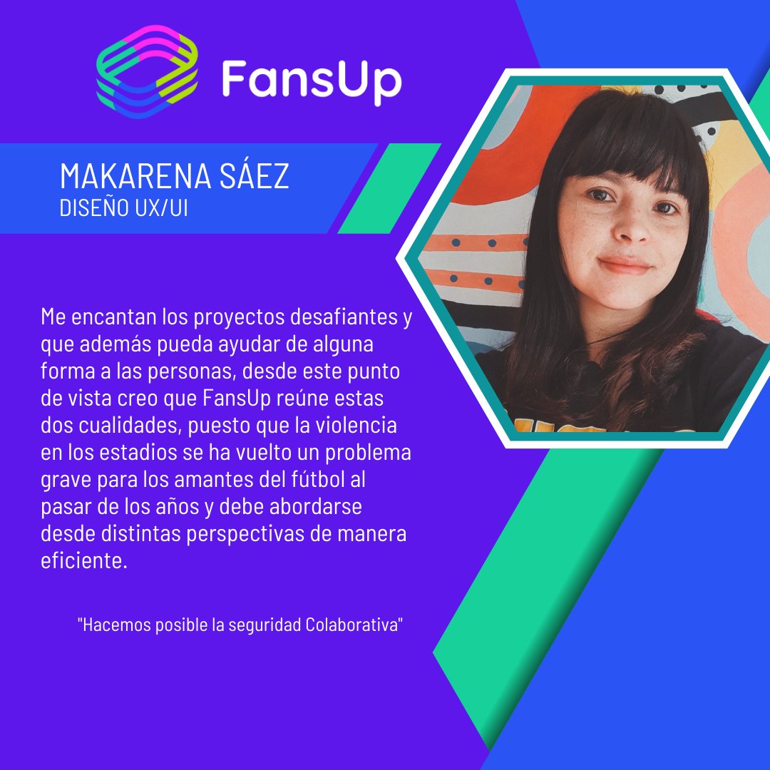 FansupApp's tweet photo. Nuestro Equipo, Makarena Sáez.

Diseño UX/UI

FansUp un proyecto apoyado por
@Corfo https://t.co/MQirGAr24c