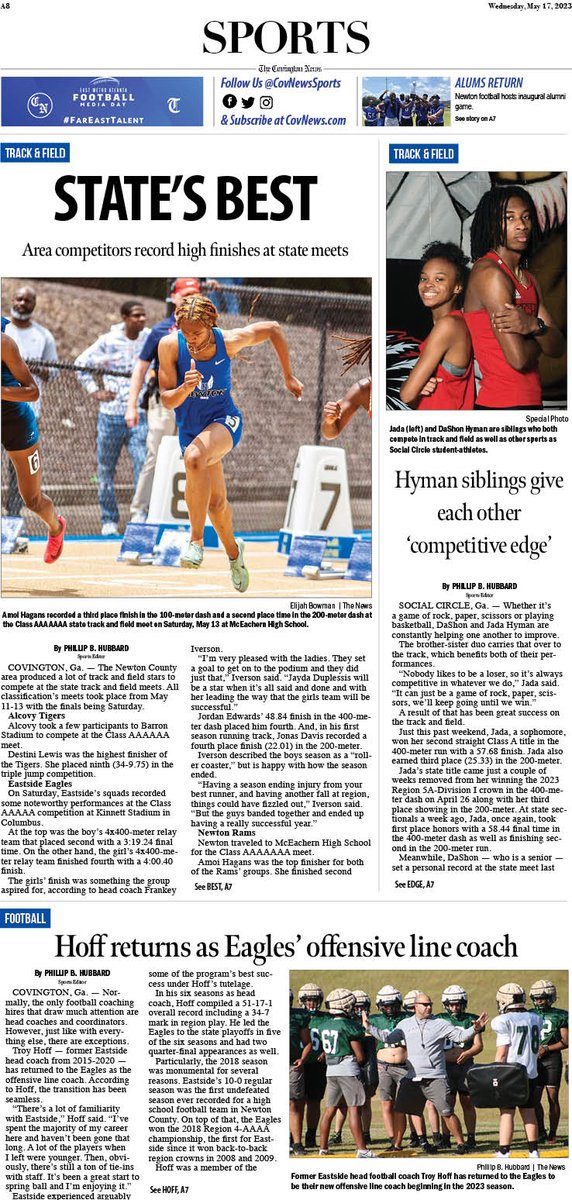 Our sports section is available today! Grab your copy in newsstands!