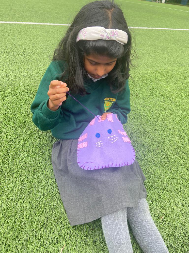cheamparkfarm's tweet photo. Impressive sewing projects from our year six children who are at school. @LEOacademies https://t.co/zWW1lyMC9z