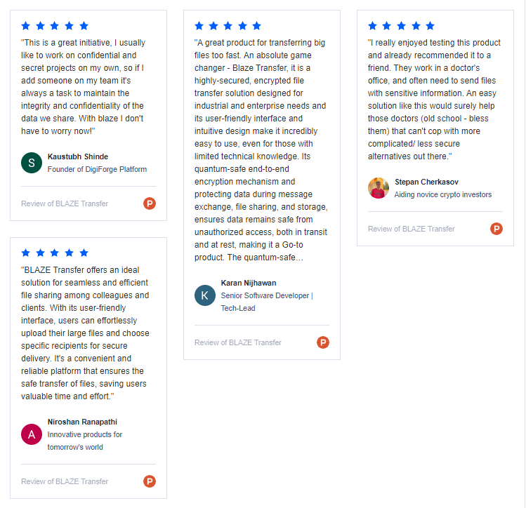blaze_quantum1's tweet photo. Kudos to BLAZE team 😍

We are grateful to get such great reviews from the audience.

Check out here: https://t.co/DIukZ11QVQ https://t.co/UCmzCXP0ka
