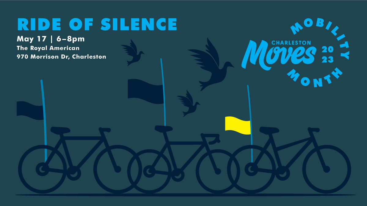 lowcountrycycle's tweet photo. RT @CharlestonMoves "⛈️ RIDE OF SILENCE POSTPONED ⛈️
Due to the heavy thunderstorm activity anticipated tonight, we're postponing the #RideofSilence. We are currently coordinating with our partners at the City of Charleston, including the Police Depa… https://t.co/e1j0Uzx7nu"