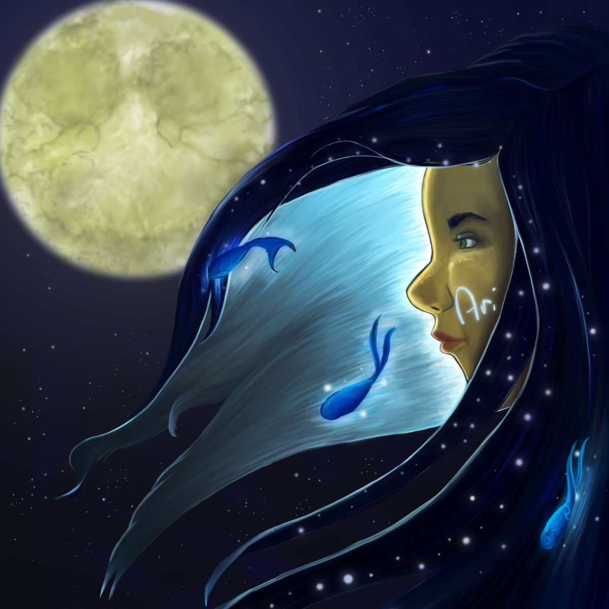 arilurps's tweet photo. QRT with your art with the moon in it. 🌙 https://t.co/uLmOawpmhP