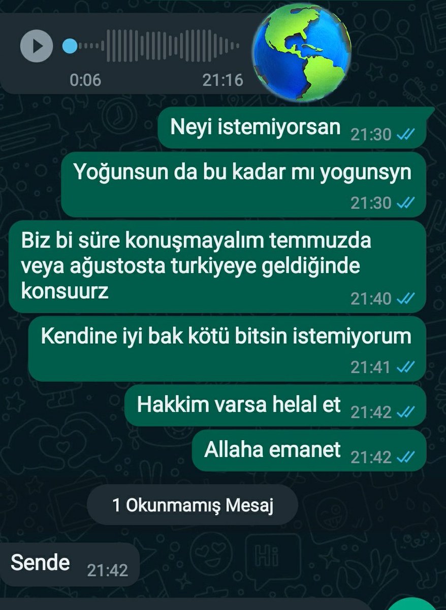 Yanı bilmiyorum üzüntüm... hayatımı mahvettin ne diyebilirim ki sadece içimde tutuyorum o kadar atmis ki beni bi tarafa anlatsam yetmez... ayrılık mesajı gidince  nasi da paşalar gibi bakıyor