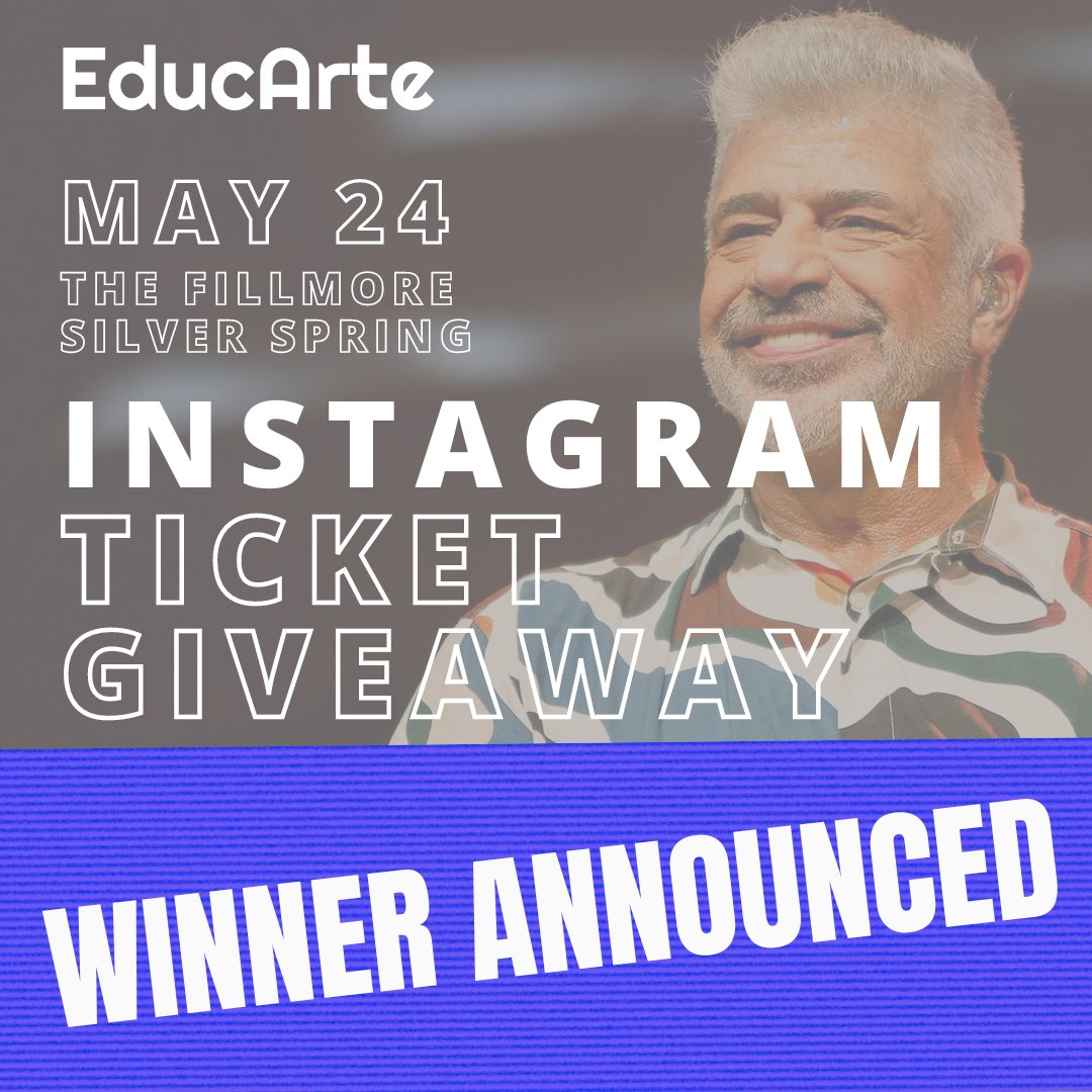 educarteinc's tweet photo. The @LuluSantos ticket giveaway has ended. Congrats to Carol Costellini and Jana Nelson! Check your Instagram DM's today to claim your tickets. Thanks to all the entries! There are still tickets left via Live Nation to see Lulu LIVE at @FillmoreSS. https://t.co/fc8mM7EG1X! 📷 https://t.co/sdEjkSYbwb