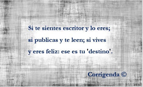 corrigenda_es's tweet photo. Lo que cuenta es tu #momento presente. Es lo #único que se #tiene. La #felicidad o la #desdicha en la vida del #autor y #escritor son siempre sobrevenidas.
#CuentaConCorrigenda
#IARTG #COL #MEX #ARG #CHL #PRI #ECU #VEN #PER #URY #GTM #BOL #CRI #DMA #SLV #CUB #PAN #NIC #PRY #ESP https://t.co/y3Gk7gCoFh