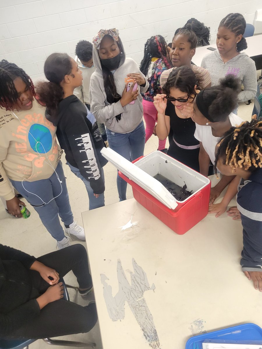pcpssciencelady's tweet photo. Blandford 6th Grade Academy had a Meaningful Watershed Experience today led by Dr. V!
#SCIENCEINACTION https://t.co/AyZY4b6Ewo