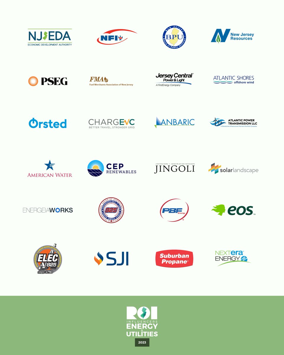 ROINJNews's tweet image. Recognize these logos? They&apos;re just a few of the companies on the ROI Influencers: Energy &amp;amp; Utilities list.

Read more here🔗: bit.ly/42L2ZQW