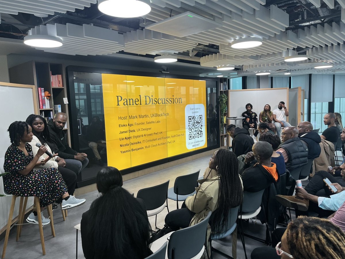 Back at it again with <a href="/UKBlackTech/">UKBlackTech</a> exploring the ethics of AI. Brilliant panel <a href="/PwC_UK/">PwC UK</a>