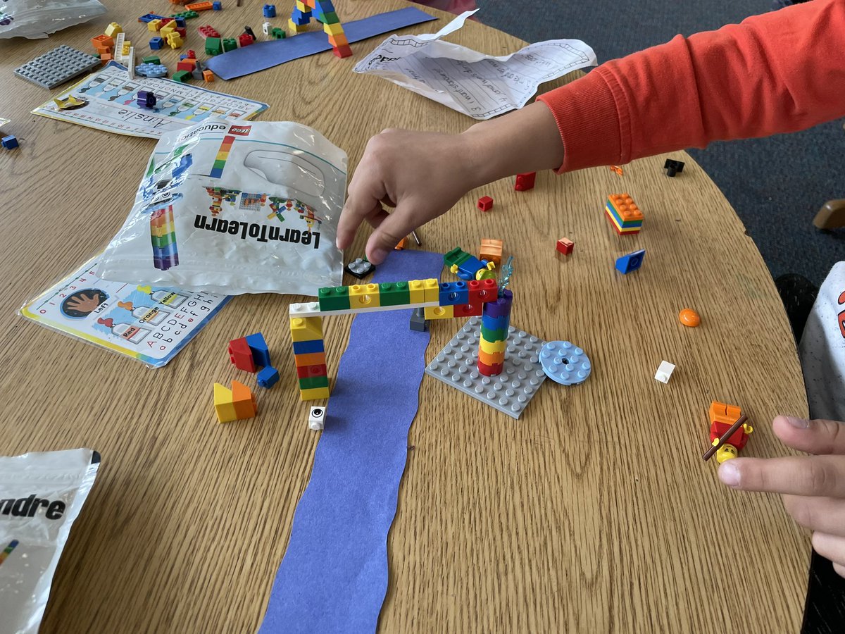 Lego Challenge! Build a bridge to get over the river. There are some really cool bridges! #ivyhillleague #ABCcountdown