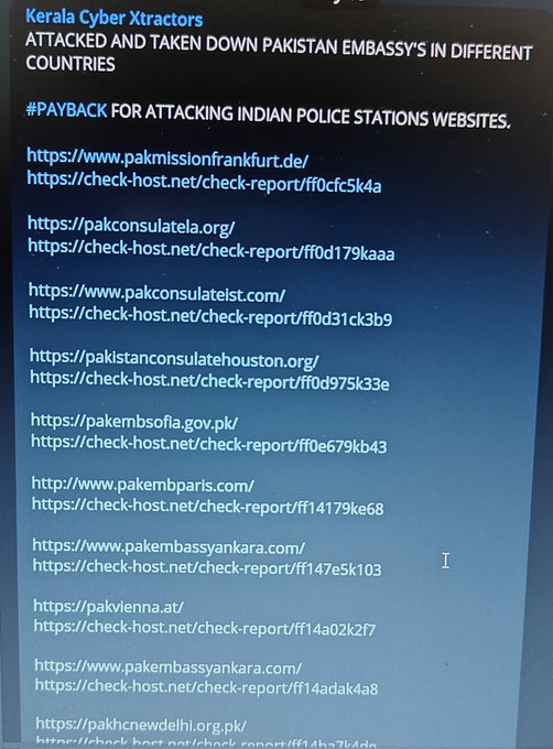Hintli Hackerlar, Kerala Cyber ​​Xtractors, Pakistanlı hacker Pakistan'a Siber Saldırı, Hindistan'a Siber Saldırı