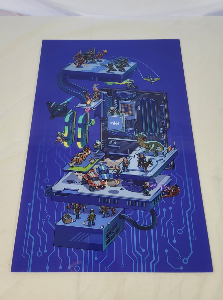 HiddenJuJuBeast's tweet photo. Big shoutout & thanks to @intelgaming & @v1tech for this sick 1 of 10 limited Art Glass Print! I can always count on @intel w/ hooking it up w/ the dopest #gamingswag! Probably one of the coolest giveaways I've won so far! #TeamIntel
#intelgaming #v1tech https://t.co/ql8yhmSnsQ