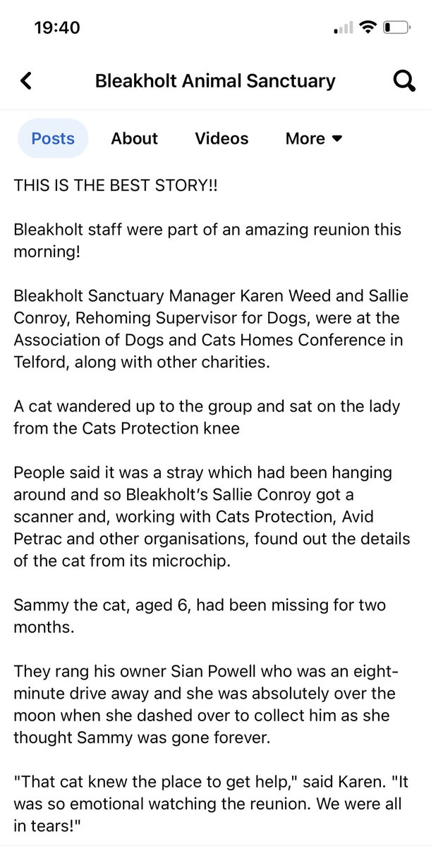 CatSamFreeRoam's tweet photo. This is where the magic happened! I’m summarising it using @BleakholtUK’s FB post, but it was just the BEST outcome. I’m so happy that this wonderful little chap was reunited with his owner. https://t.co/ni2HlhiBRX