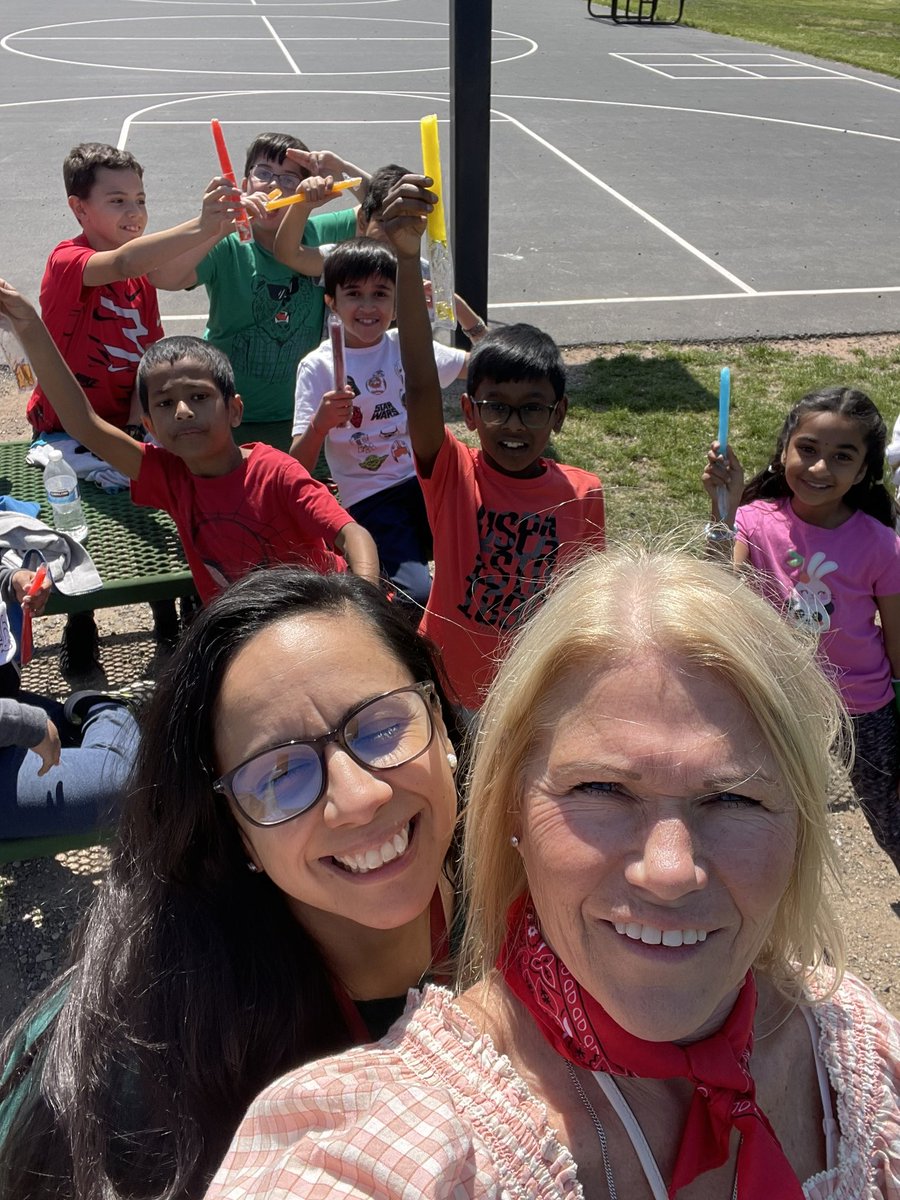 Third graders are enjoying their reward for the Penny Wars on a sunny, Western Wednesday!