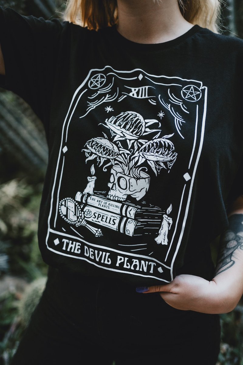 DuskRidersApp's tweet photo. We literally just HAVE 4 LEFT of #devilplant #shirt what are you waiting for?! 😈 https://t.co/i9hhIqujAm