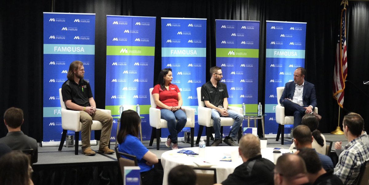 Keith_Smith's tweet photo. FAME USA is an American made global-best workforce development network that is creating opportunities to forge meaningful careers in #mfg Founded by Toyota, the @TheMfgInstitute stewards it today. It’s been energizing to be at the FAME Nat’l Conference this week. #FAMEworks https://t.co/6EeN2wWH0j