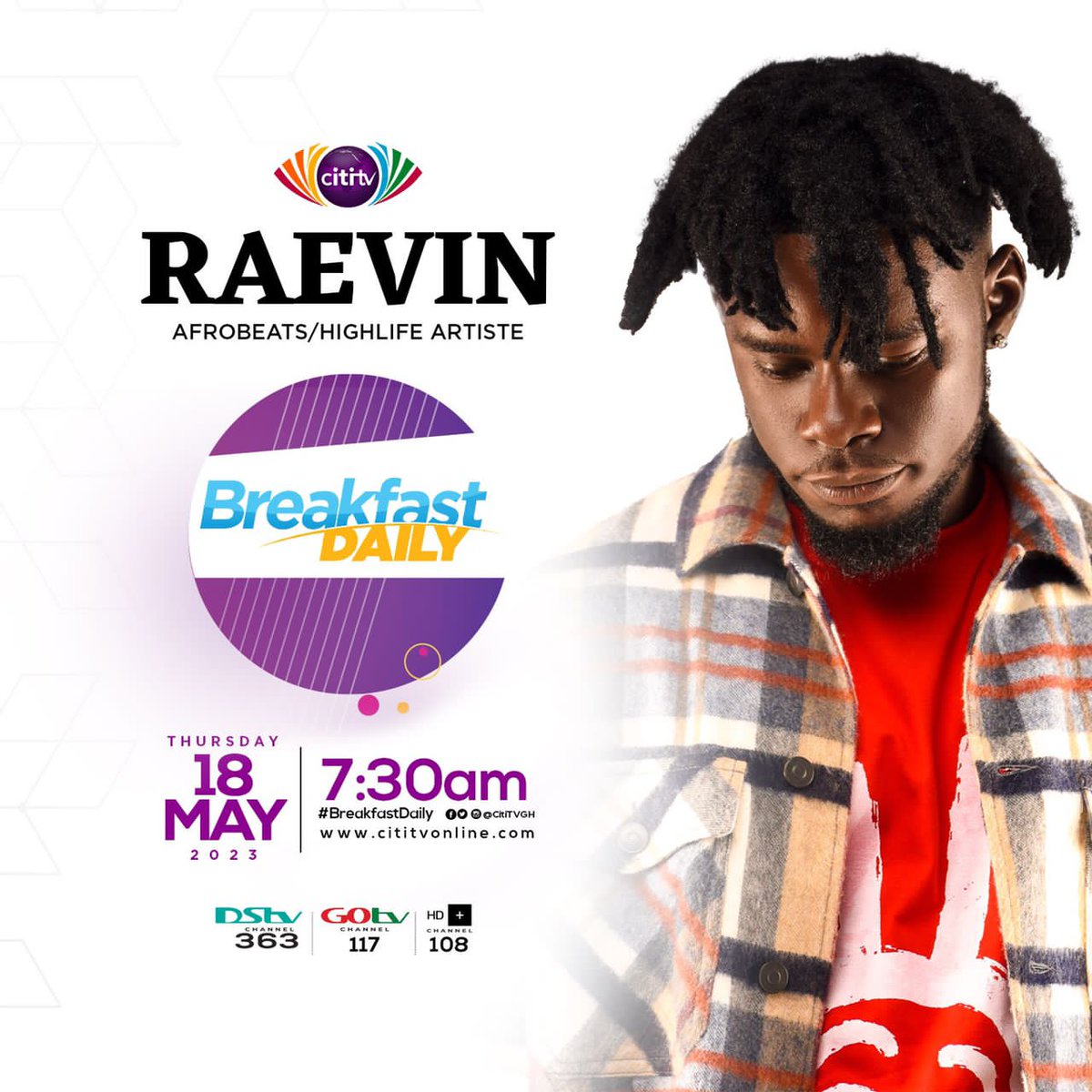 IamRaevin_'s tweet photo. FYI🎵🇬🇭💚: I would be live on @CitiTVGH "Breakfast Daily" tomorrow. Do well to tune in. 

Keep Streaming 🔄 My single "AMERICA" [audio+Video]  OUT On all platforms.

#Raevin #America #Cruxglobal #legacylifeentertainment #CBS https://t.co/uoiEfgjBIJ