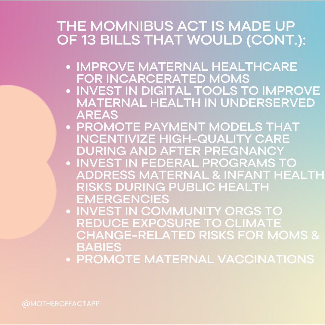 This week the Black Maternal Health Momnibus Act was reintroduced to the House floor. The Momnibus Act seeks to address the maternal mortality crisis in the U.S. by focusing on targeting the primary issues contributing to maternal mortality, morbidity and disparities in the U.S.