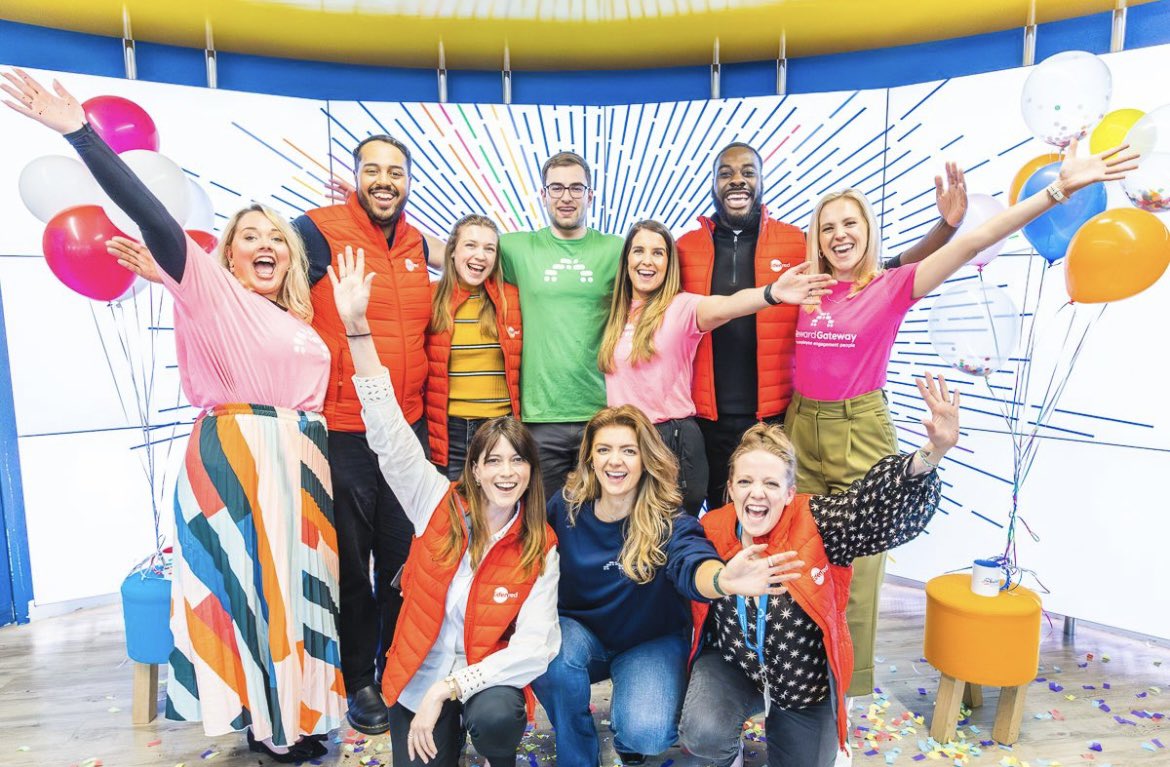 HR_Nebel's tweet photo. When RG’ers get together to celebrate, it’s always spectacular!! 🎉 This week Reward Gateway  became a unicorn achieving a sale of £1.15bn 🦄 We now enter into an exciting new partnership between @RewardGateway and @Edenred 

#rewardgateway
#edenred https://t.co/Gfu1gVtSry