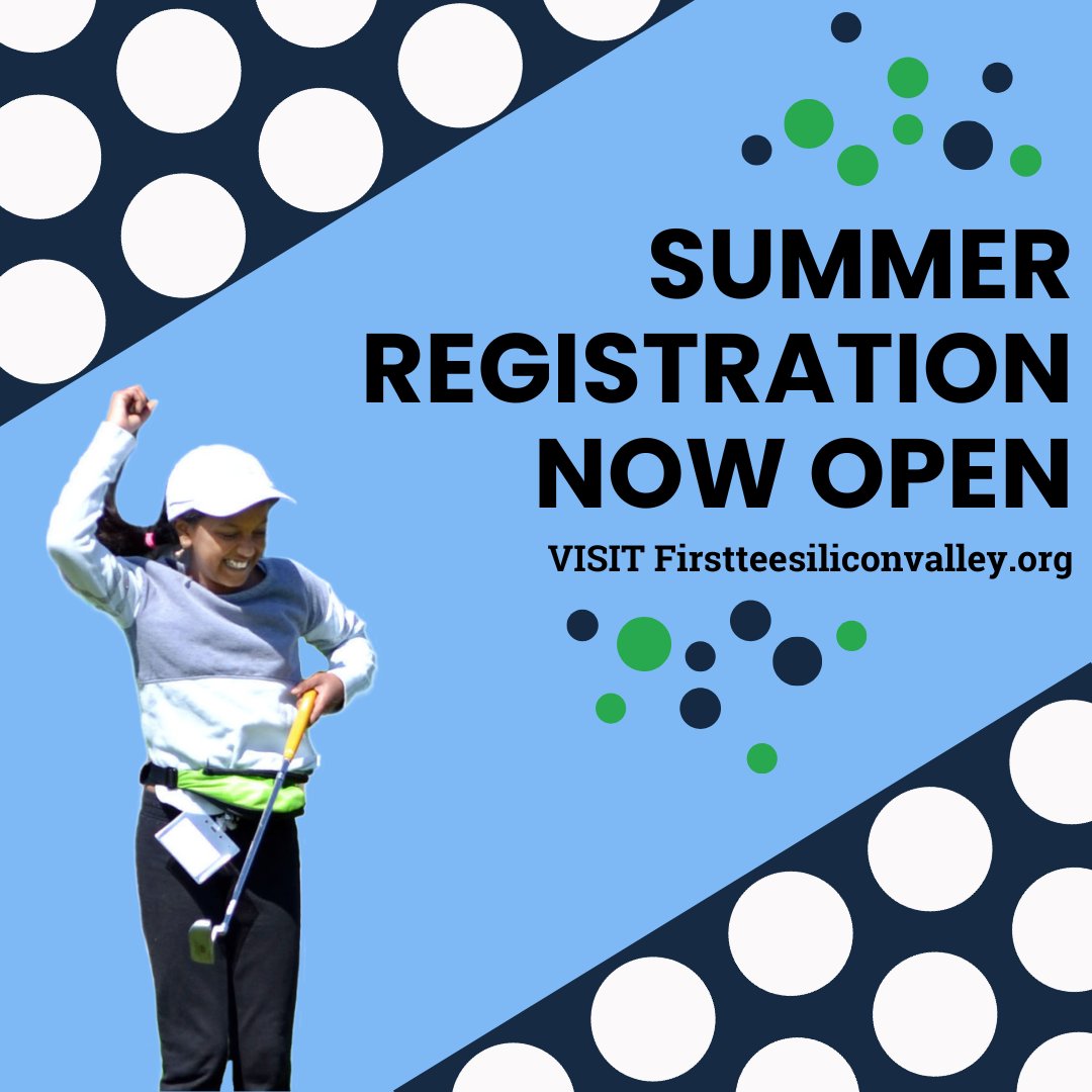 FirstTeeSV's tweet image. First Tee - Silicon Valley's SUMMER Classes start JUNE 6th. Registration is NOW OPEN! Registration closes May 25 @ Noon. Read more about our program: firstteesiliconvalley.org/youth-programs…
Financial Aid Available. NOW ONE TURNED AWAY!
#summercamp #summerfun #summer #youth #youthsports