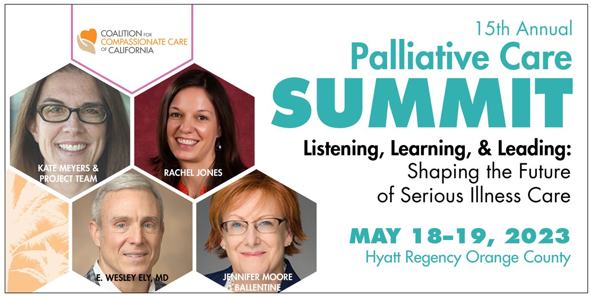 It is finally here! #ccccsummit23 kicks into high gear tomorrow morning as @irisprojectUS welcomes our 269 attendees and opening keynote @WesElyMD. See schedule: bit.ly/3o4sa27 #palliative #eol