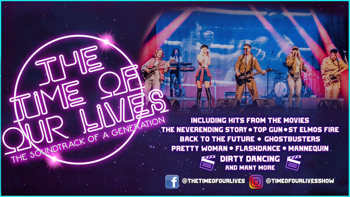 Join us for a night of absolute classics as we sing our hearts out to the hits of 1980s movies! From the fab team that brought us Rock For Heroes we just know we'll have the time of our lives! Here on 21st September, book your tickets now bit.ly/3MaNFpL #whatsoncornwall