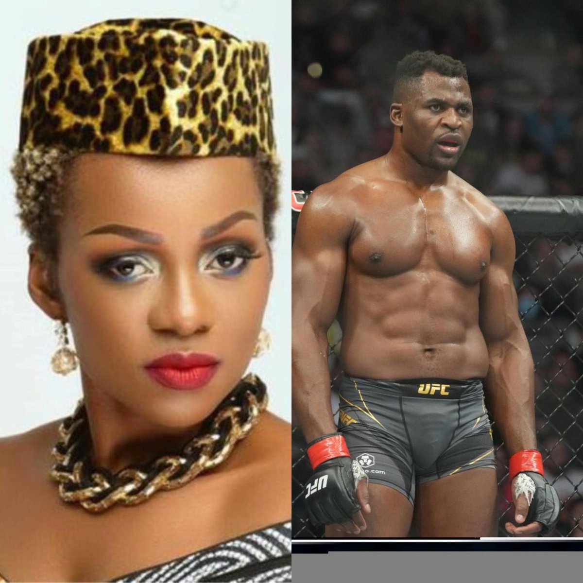 MimiMefoInfo's tweet photo. Mani Bella begs Ngannou to ‘consume’ Cameroon ‘products’ when he wants to marry https://t.co/fFROLJ0P74 https://t.co/EFSoylTnuF