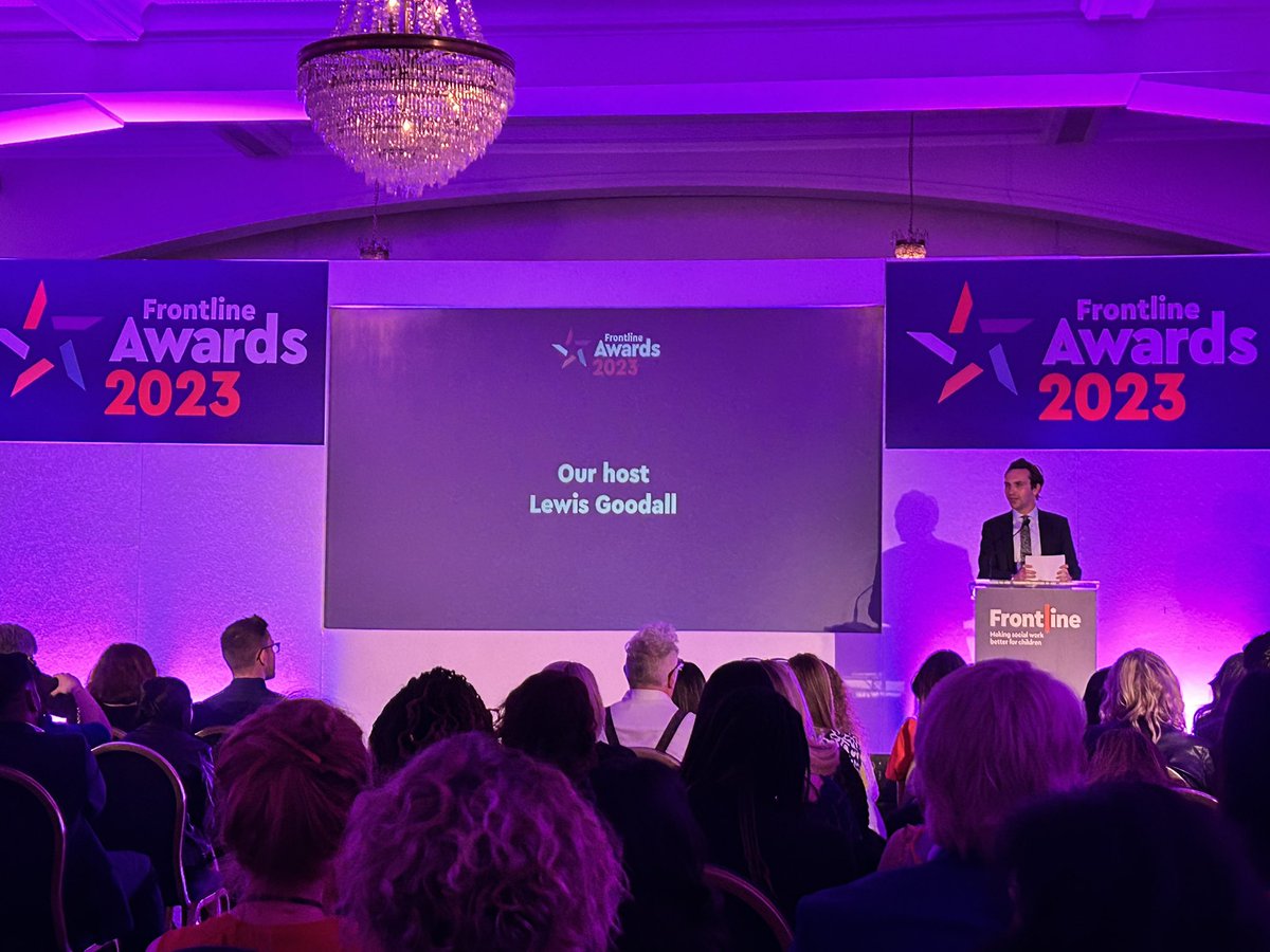 So excited for the start of <a href="/FrontlineSW/">Frontline | children's charity</a> Awards tonight celebrating the amazing work that social workers do day in day out. #frontlineawards23