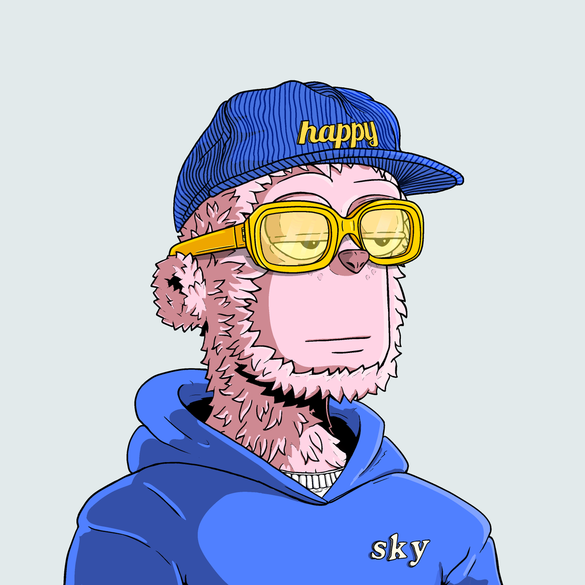 y00tsMintBot's tweet photo. 🎉 y00t #4288 just arrived to y00topia! 🎉

🖼️ Background: Bit Of Blue

🖐️ Fur: Pink Marshmallow

😑 Face: Chill

🧥 Clothes: Blue Sky Hoodie

🎩 Head: Happy Hat

👓 Eyewear: Tints (yellow)

🔗 https://t.co/xn67VNRHoD https://t.co/1YtYLQR5LP