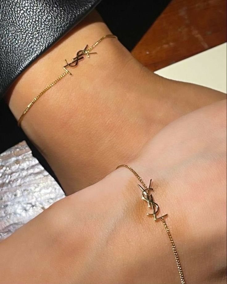 Dainty YSL bracelets