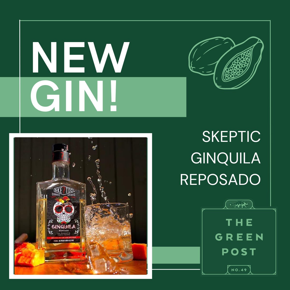 New Gin Alert!!!! Introducing Skeptic Ginquila Reposada - Happy Hump Day!

#greenpostcafe #greenpostpub #lincolnsquare #humpday #humpdayvibes #humpdaymotivation #ginlover #wednesday #happyhour