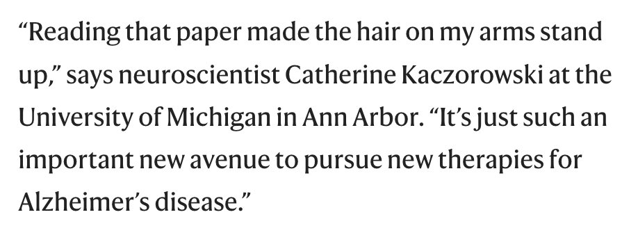 ¿Recuerdas al neurólogo Francisco Lopera del episodio “La mutación paisa”?

🚨¡Tenemos una noticia esperanzadora!

Esta semana publicó una investigación en <a href="/Nature/">nature</a> sobre el alzhéimer que, como a esta científica, te pondrá "la piel de gallina" 

nature.com/articles/d4158…