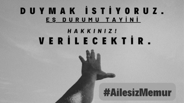NurrrOkan's tweet photo. Sizden duymak istediğimiz tek bir cümle var. Aylardır bunu duymak için bekliyoruz. Kimseye zararı olmayanbize çok faydası olacak olan birdeğişiklik bu maddi manevi çok yıprandık. Artık görmezden gelmeyin bzi verilen sözler tutulsun. 
@RTErdogan @ErbakanFatih @tcmeb 
#AilesizMemur https://t.co/cb0ZBXCF5y