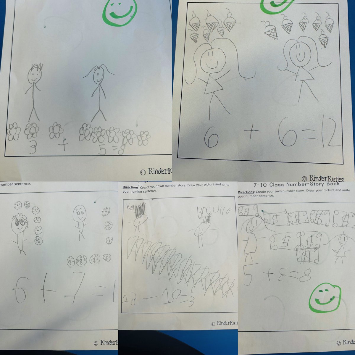 KG created their own number stories all on their own!💡Then, they created number sentences to go with their story! I was so impressed! 📝💫📚💯👍<a href="/25Lafayette/">Lafayette Estates School #25</a>
