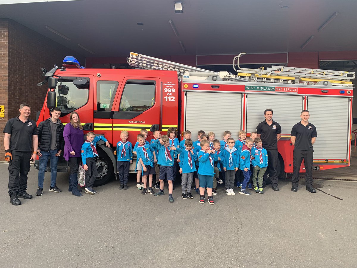 Fantastic visit from 1st Essington Scouts (beavers group) tonight, they asked lots of questions and brought some energy to the fire station we hope you had a good time.