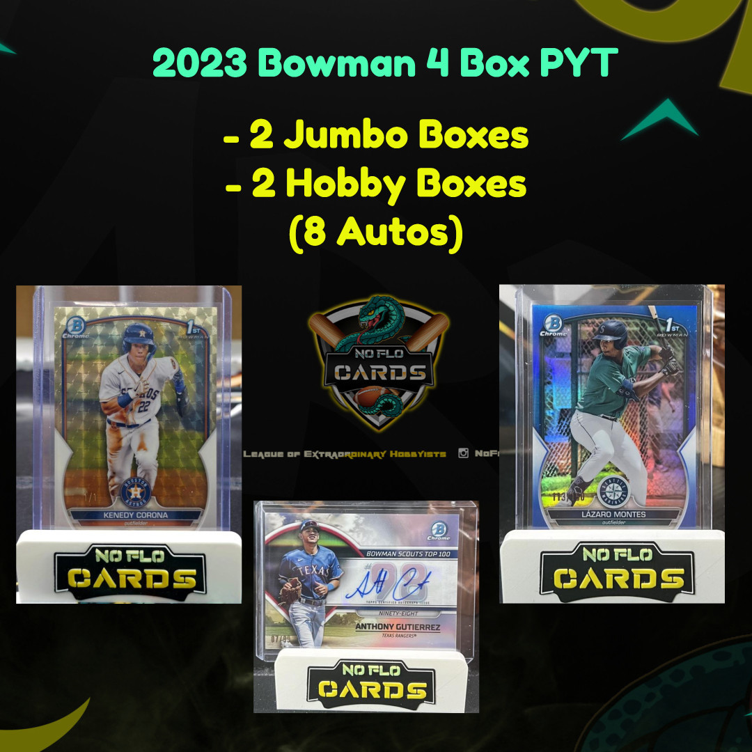 NoFlo Enzo Sports Cards & Breaks on Twitter "🚨UP Next🚨 23 Bowman 4 Box